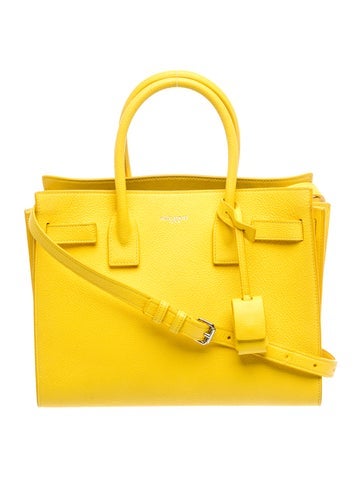Leather Saint Laurent Sac De Jour