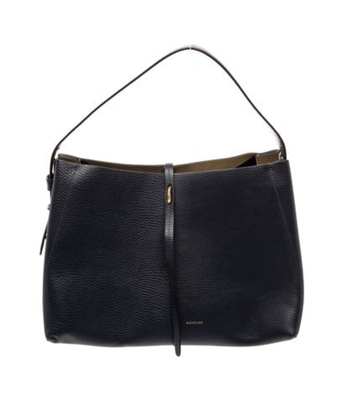 WANDLER Leather Top Handle Bag