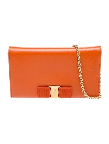 Ferragamo Saffiano Leather Crossbody Bag
