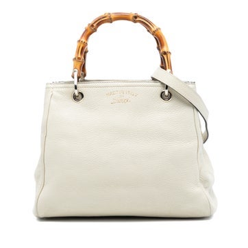 Leather Shopper Satchel Small