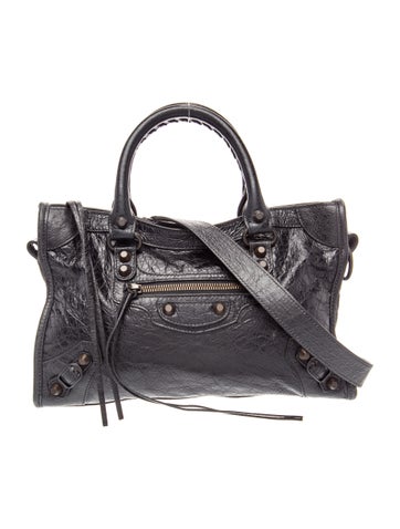 Leather Top Handle Bag