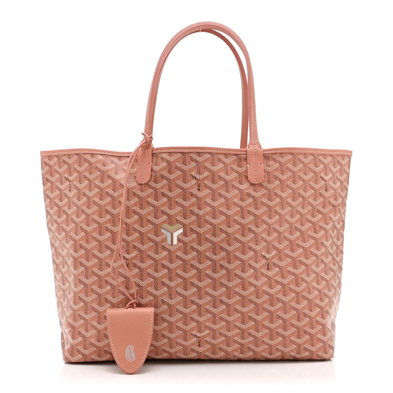 Goyard Iridescent Goyardine Saint Louis PM Pearly Coral