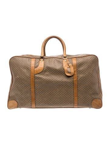 Micro GG Monogram Weekender Bag Vintage