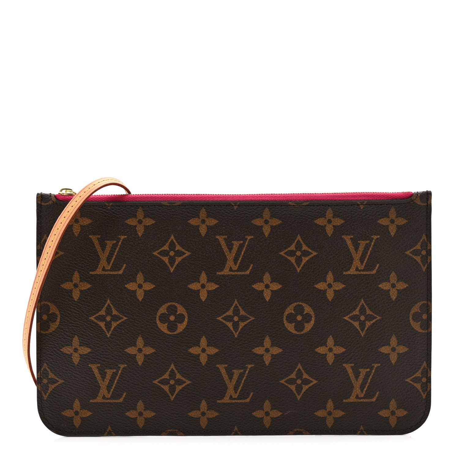 Louis Vuitton Monogram Neverfull MM GM Pochette Pivoine