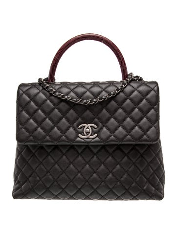 Large Coco Handle Flap Bag