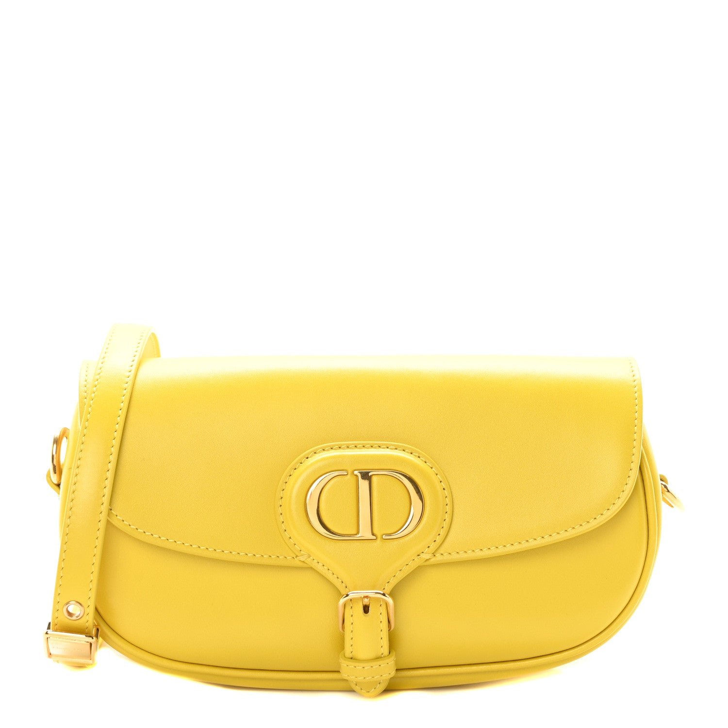 Dior Box Calfskin East West Bobby Bag Bright Mustard