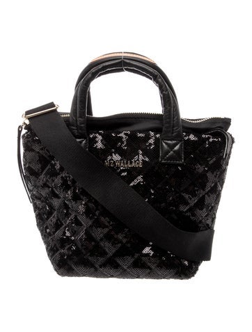 Sequins Top Handle Bag