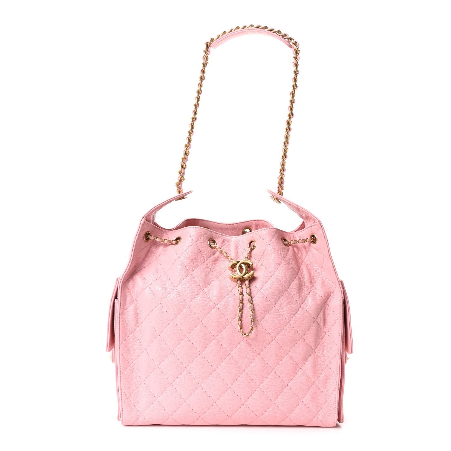 Chanel Caviar Quilted Medium Chanel 25 Handbag Light Pink