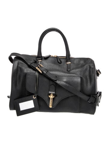 Balenciaga Leather Tube Boston