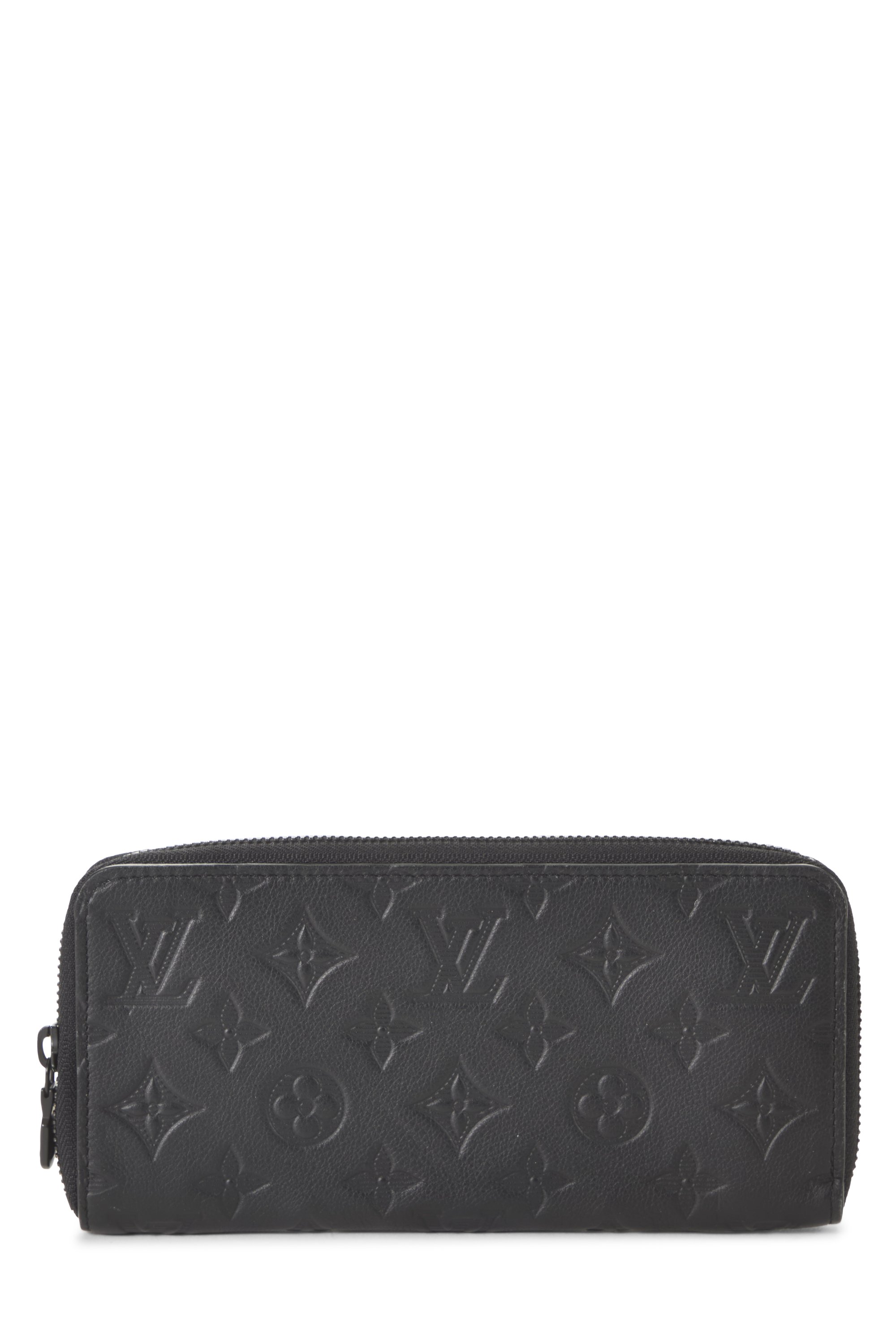 Black Monogram Shadow Zippy Horizontal
