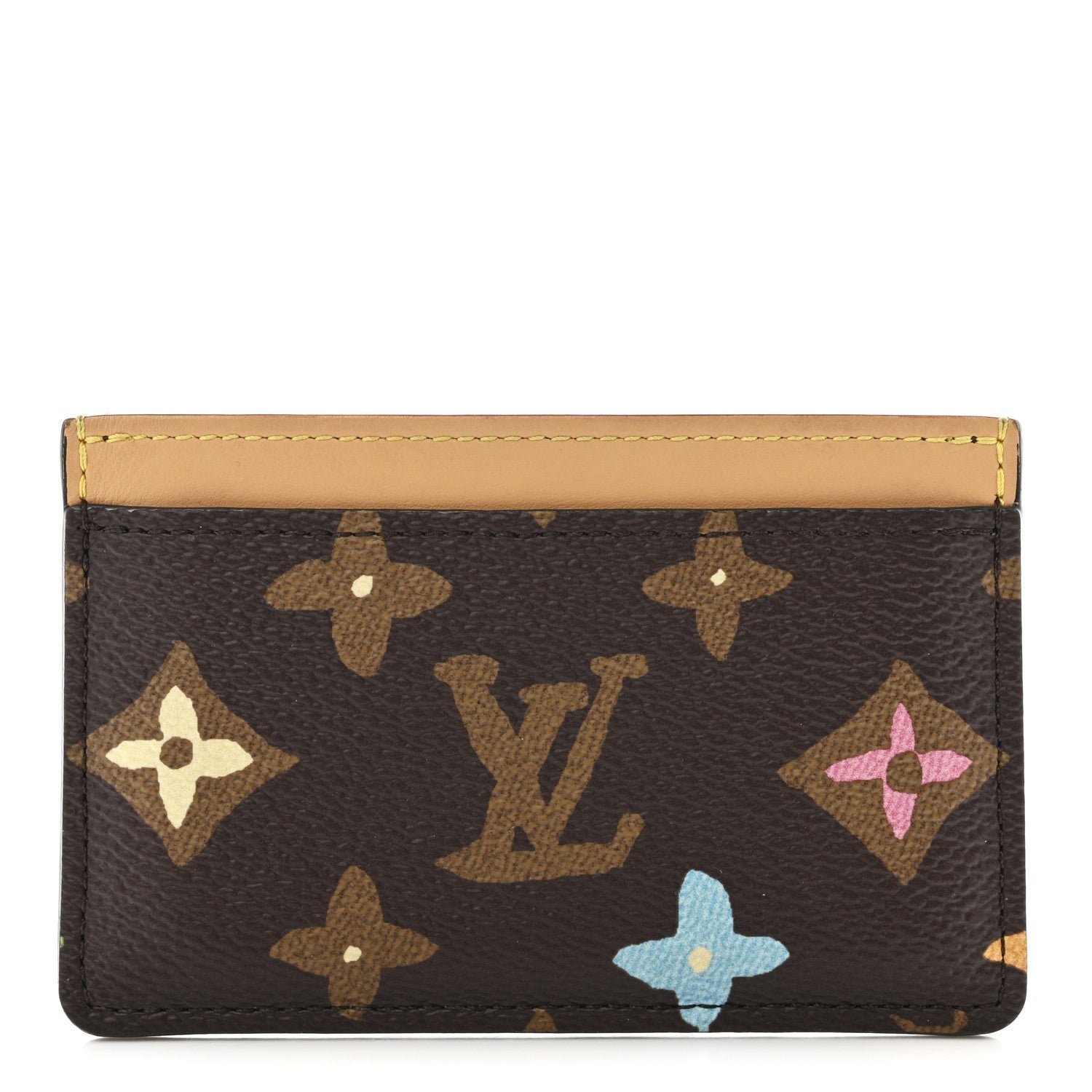 Louis Vuitton Monogram Craggy Card Holder Chocolate