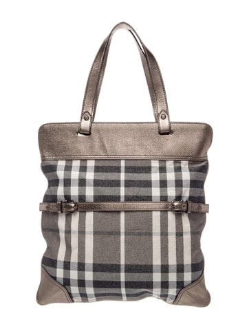 House Check Top Handle Bag