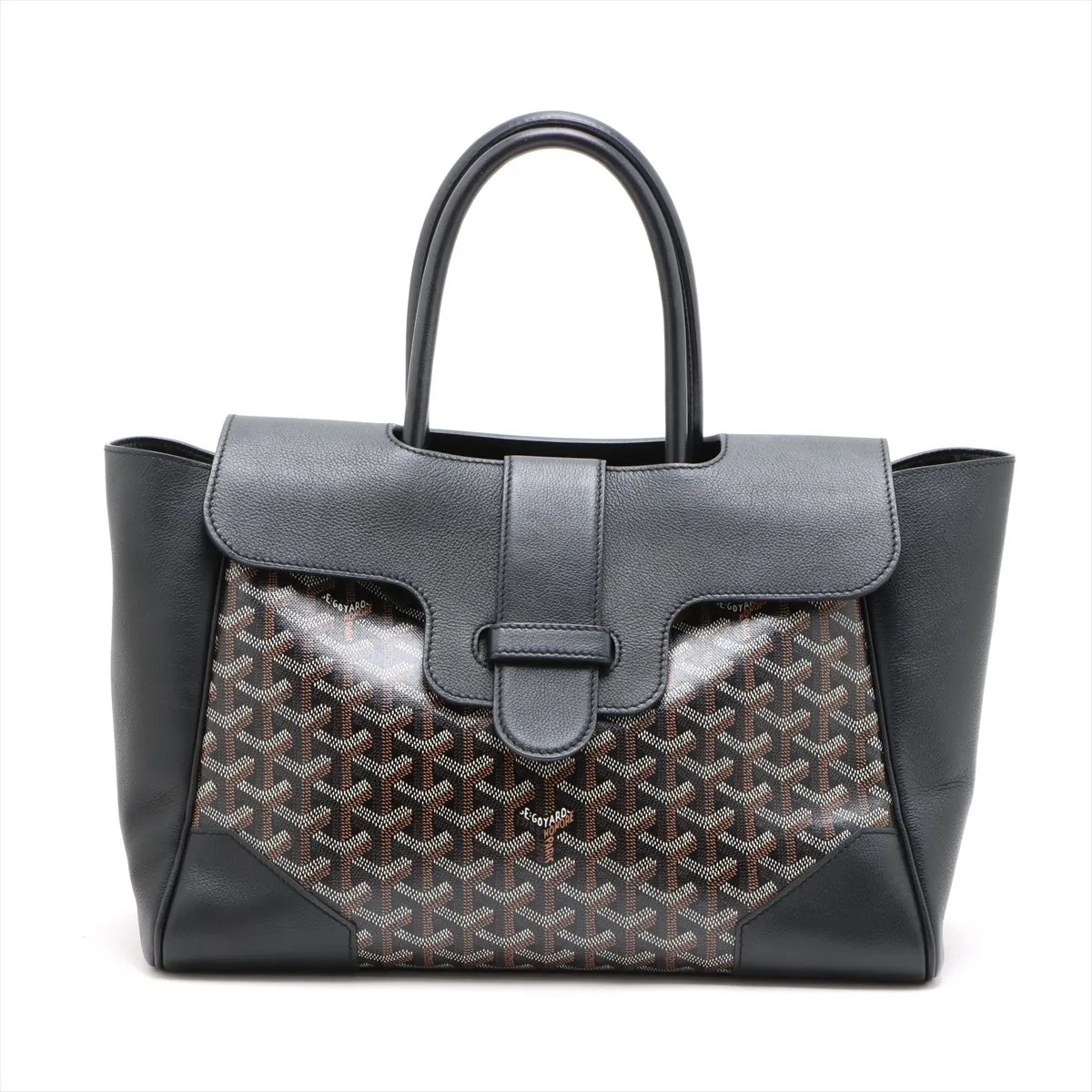 Goyard Saigon Tote Bag PVC & leather Tote bag Black