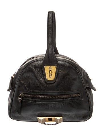 Leather Top Handle Bag Vintage