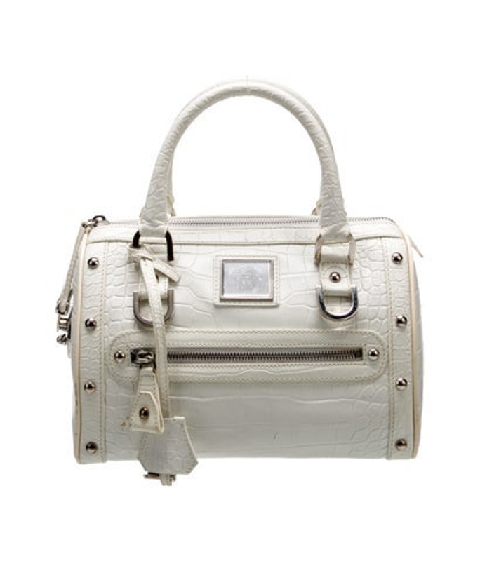 Versace Leather Top Handle Bag