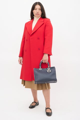 2015 Leather Medium Diorissimo Tote