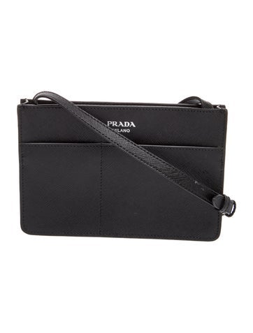 Saffiano Leather Crossbody Bag Small