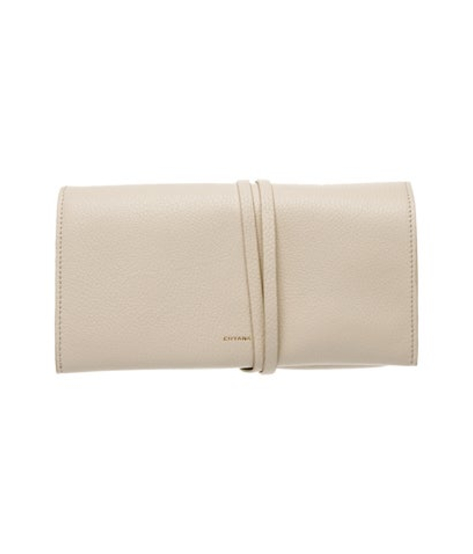 Cuyana Leather Clutch