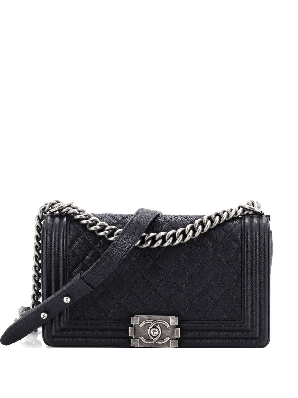 Boy Flap Bag Quilted Caviar Old Medium crossbody bag