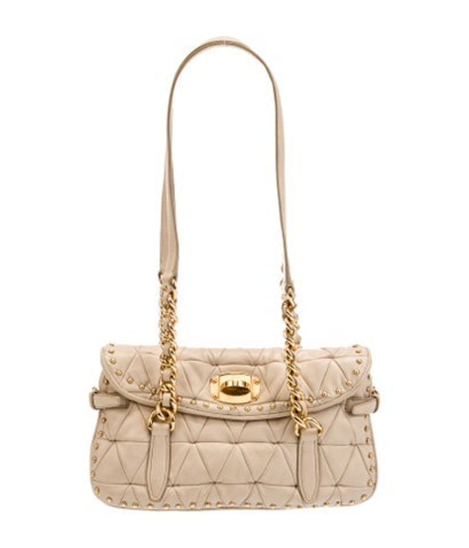 Miu Miu Miu Leather Shoulder Bag
