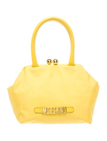Moschino Nylon Top Handle Bag