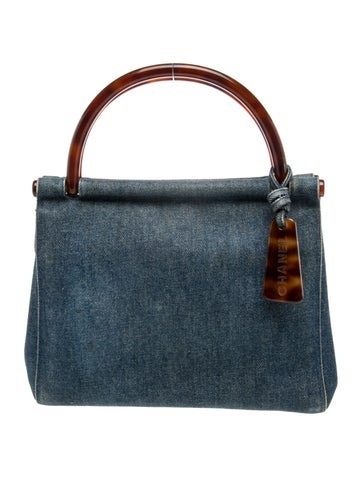 Denim Frame Bag