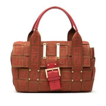 Zucca Canvas Crossword Handbag