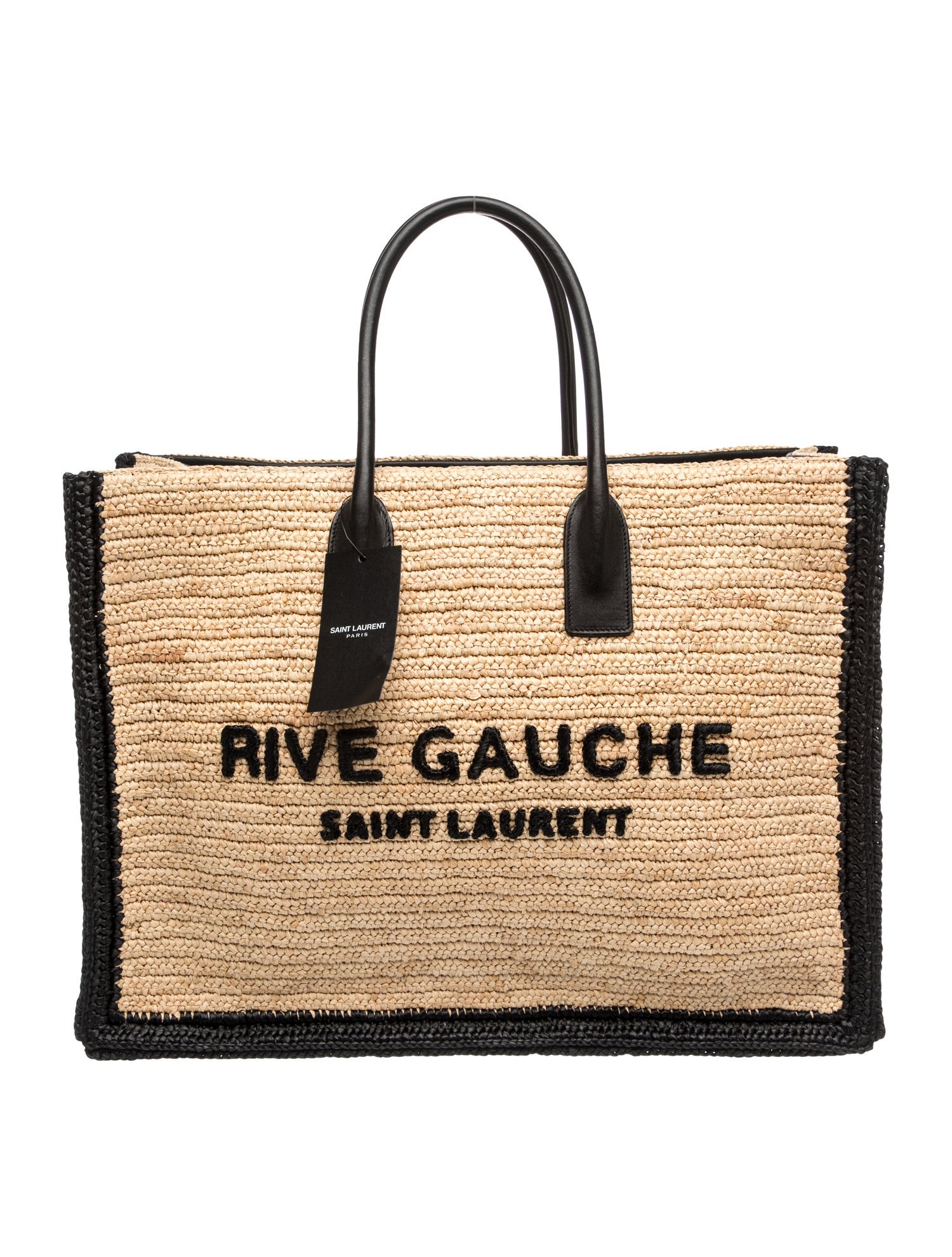 Raffia Rive Gauche Large w/ Tags