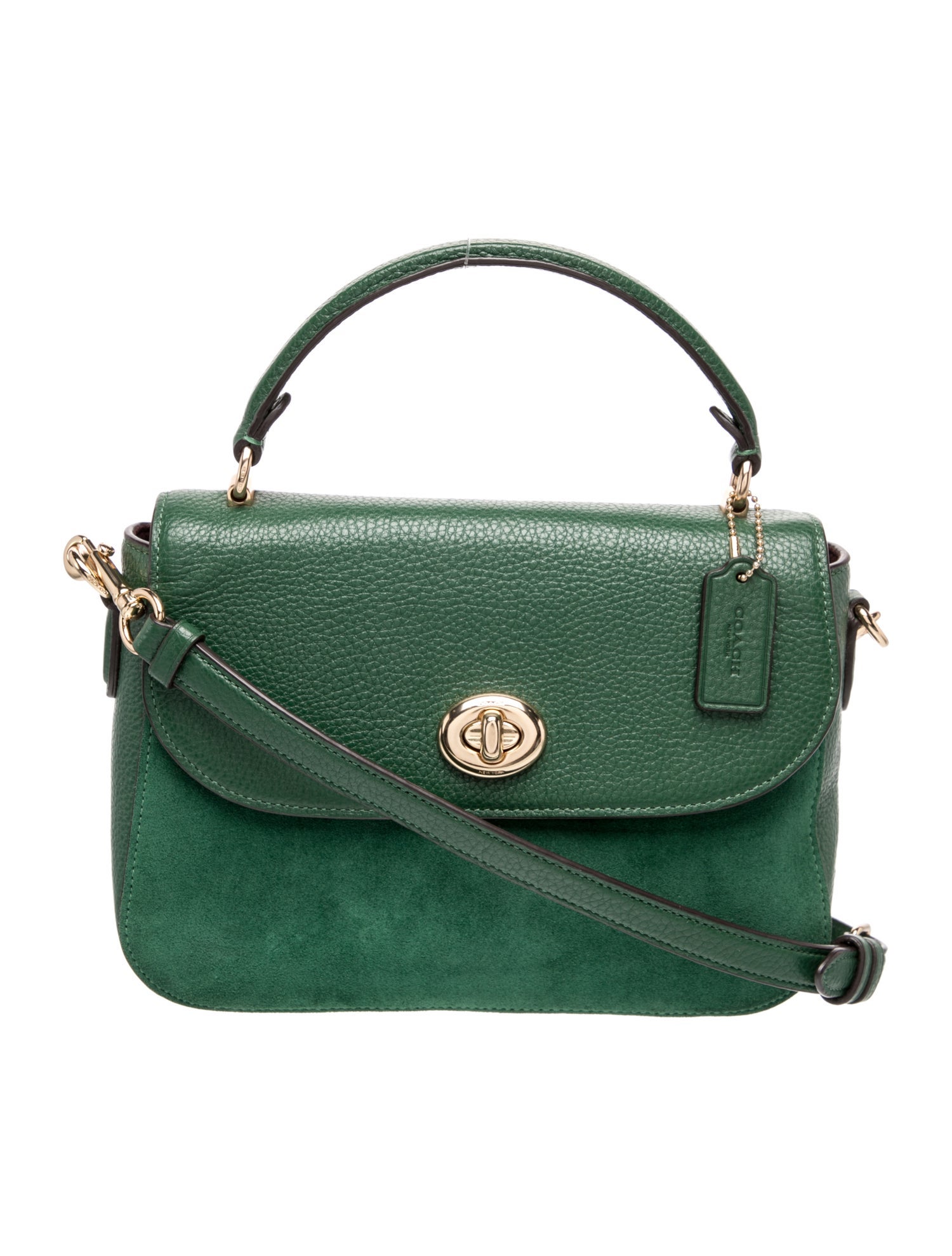 Leather Top Handle Bag
