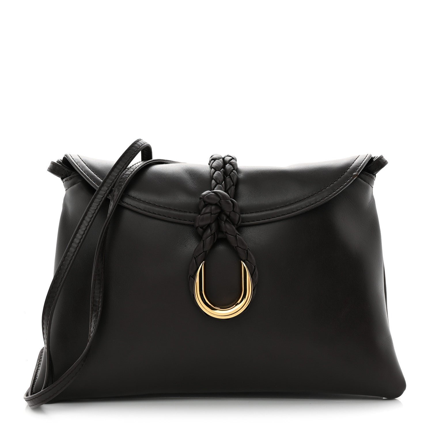 Bottega Veneta Smooth Calfskin Small Liberta Shoulder Bag Fondant