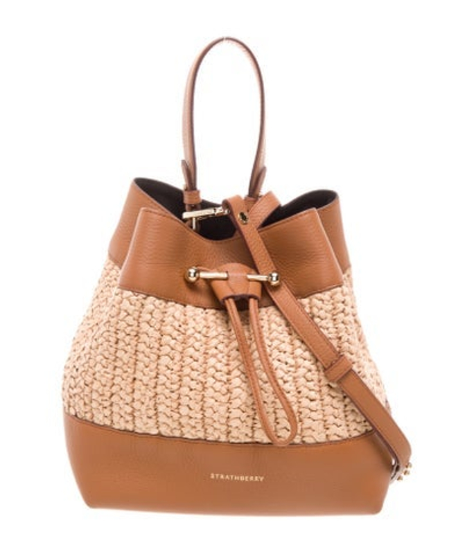 Strathberry Leather Bucket Bag
