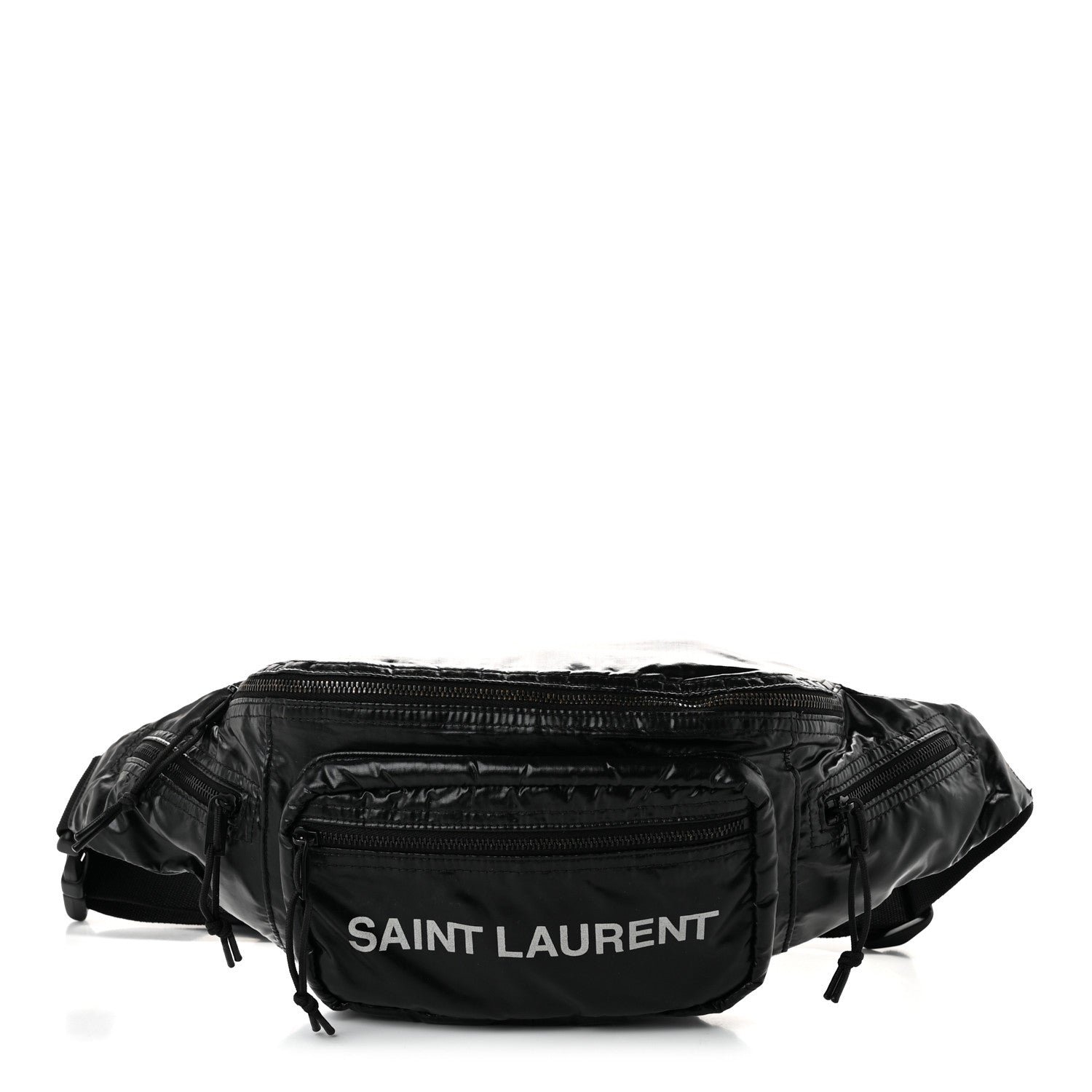 Saint Laurent Nylon Logo Nuxx Body Belt Bag Black