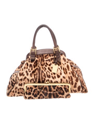 Ponyhair Top Handle Bag