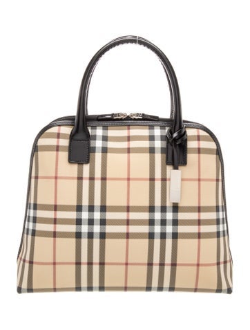 Nova Check Top Handle Bag