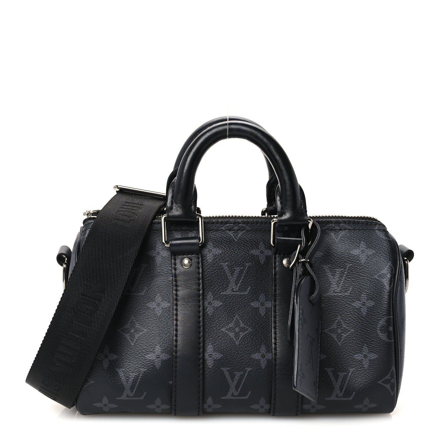 Louis Vuitton Reverse Monogram Eclipse Keepall Bandouliere 25 Black