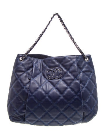Large Double Stitch Hamptons Shoulder Bag