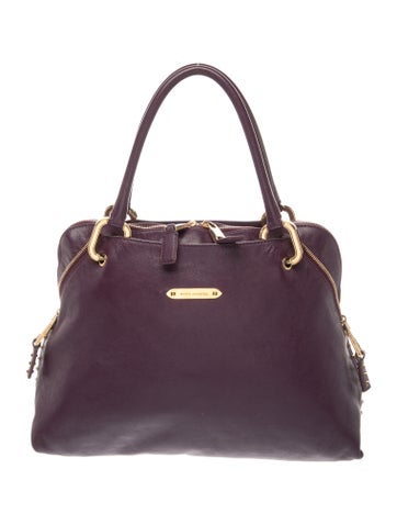 Leather Top Handle Bag