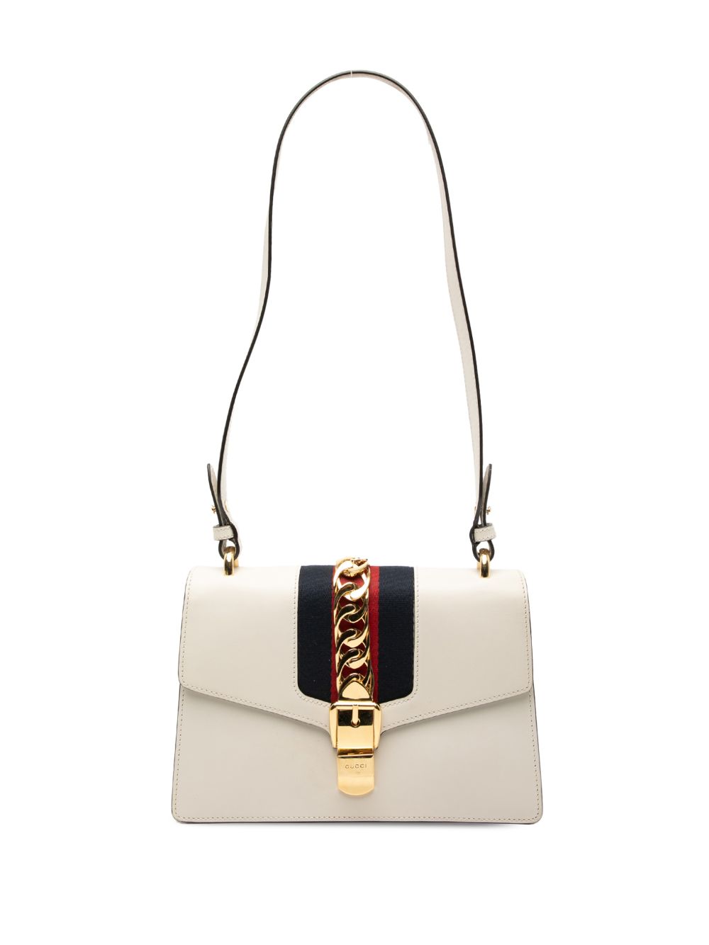2016-2025 Small Leather Sylvie Web satchel
