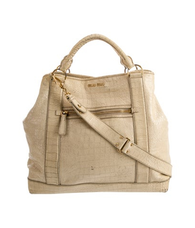 Miu Miu Miu Crocodile Hobo