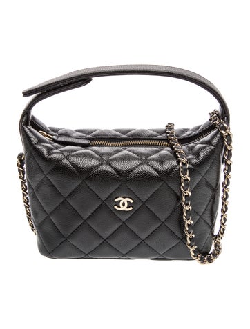 Quilted Hobo Clutch w/ Chain