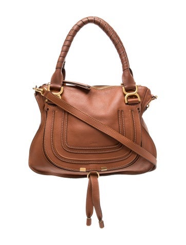 Leather Marcie Shoulder Bag Medium