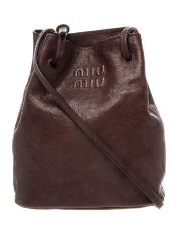 Leather Bucket Bag