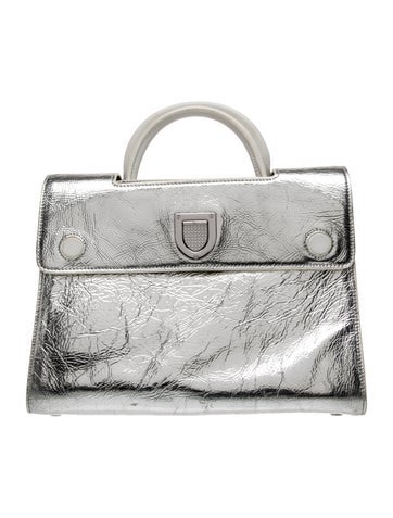 Dior Patent Leather Top Handle Bag