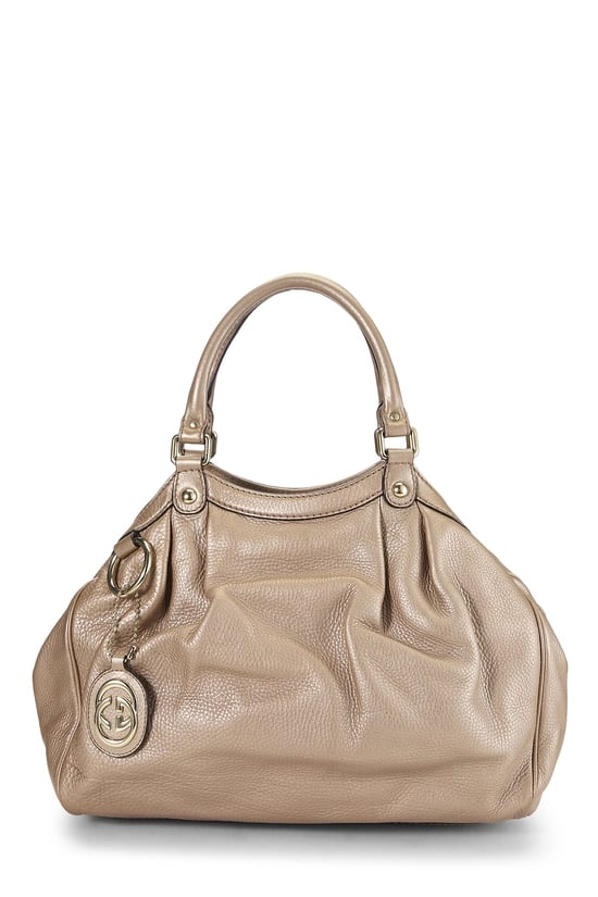 Pink Metallic Leather Sukey Tote
