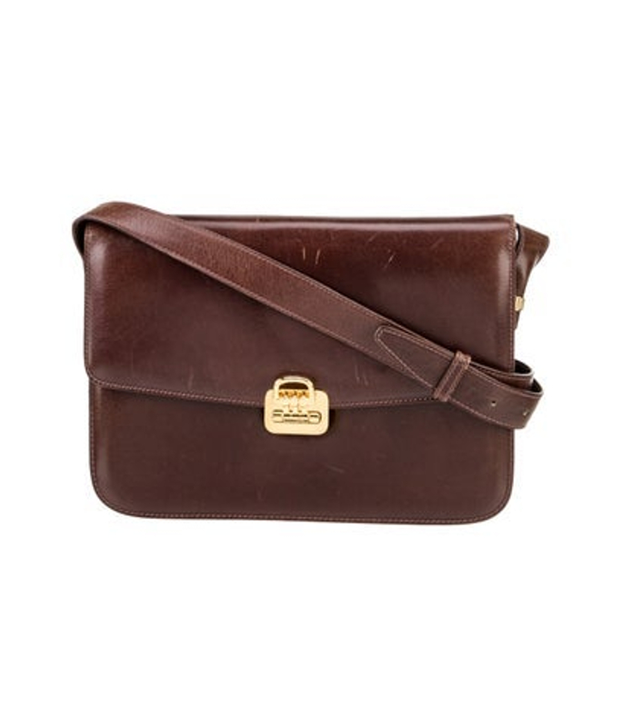 Celine Leather Crossbody Bag Vintage