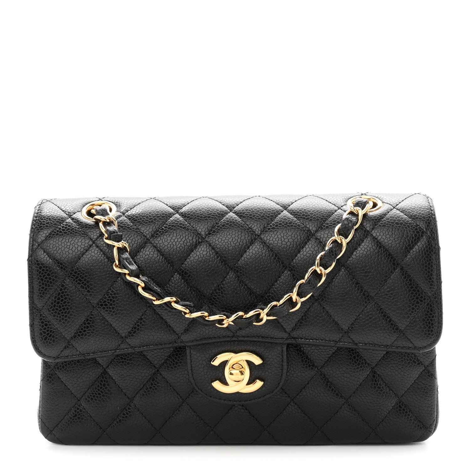 Chanel Caviar Quilted Small Double Flap Black