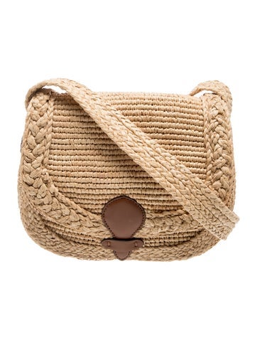 Raffia Crossbody Bag