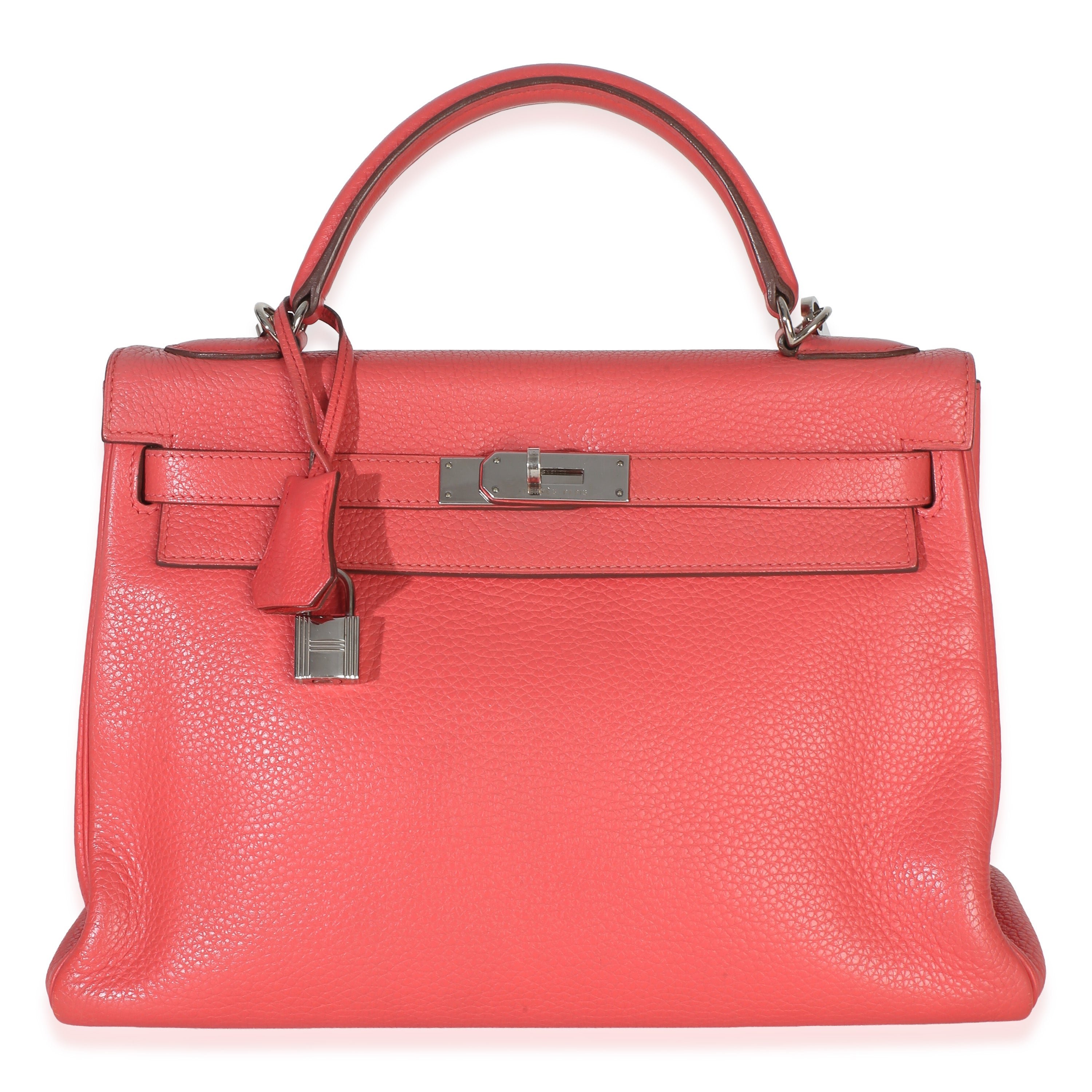 Hermes Rose Lipstick Clemence Kelly 32 PHW