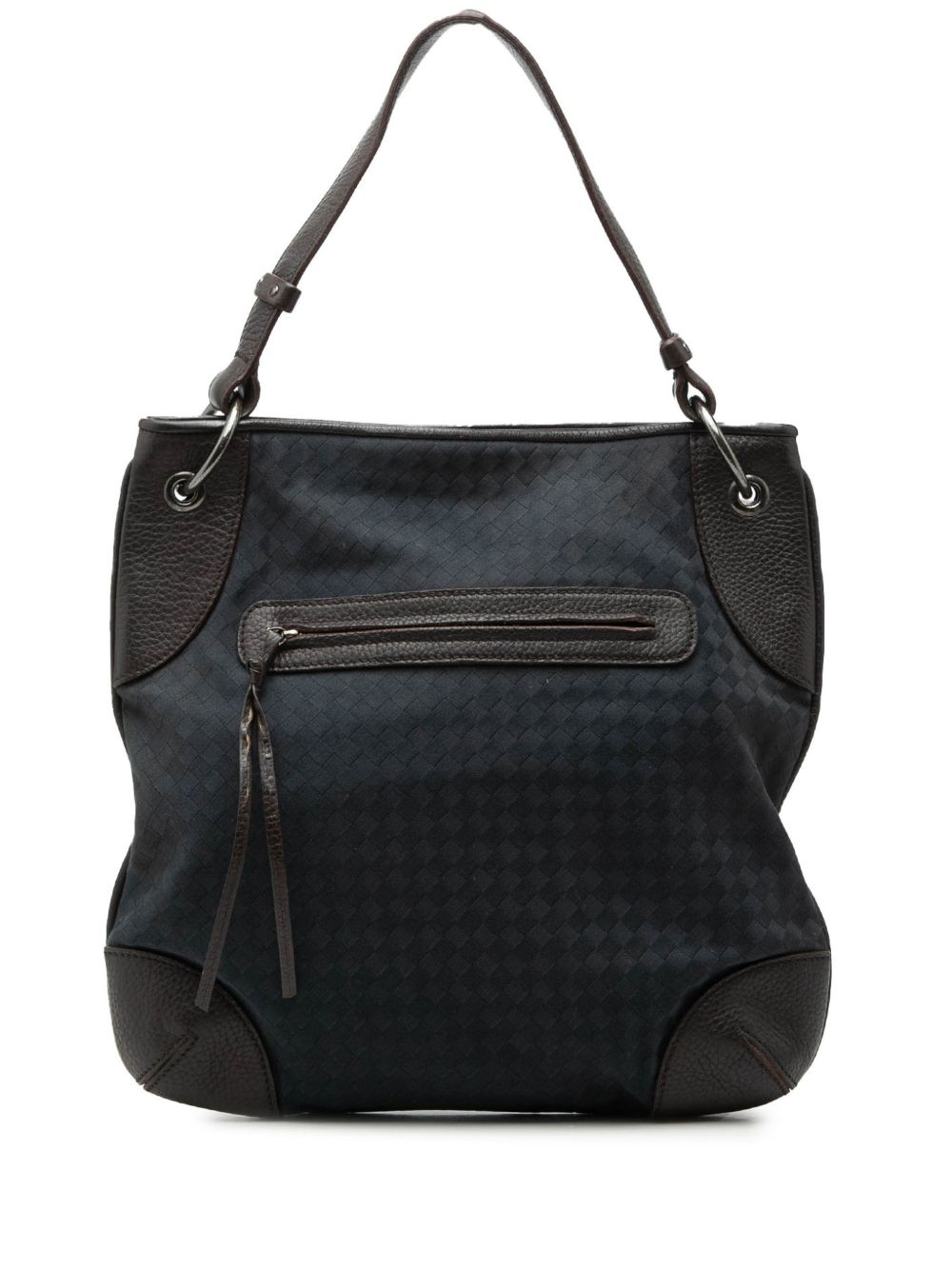 2007-2011 Intrecciato Canvas and Leather hobo bag