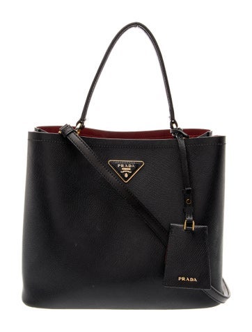 Saffiano Leather Panier Medium